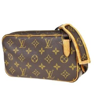 LOUIS VUITTON Marly Bandouliere Crossbody Monogram Leather Bag